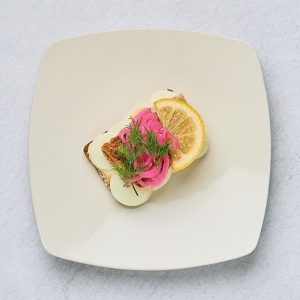 Smörrebröd Med Stekt Sill