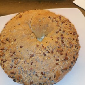 Grillad Bagel - vegetarisk