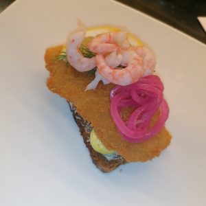 Smörrebröd med spätta